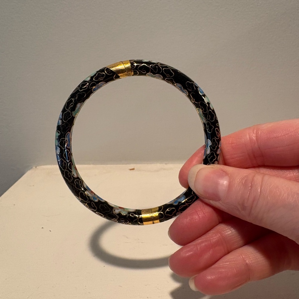 vintage Cloisonné Bangle bracelet